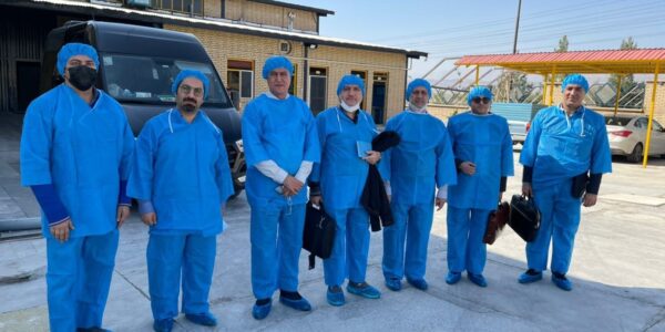 بازدید کمیته کنترل کیفیت اتحادیه کارخانجات استان خراسان از کارخانه آریا ماه رشد